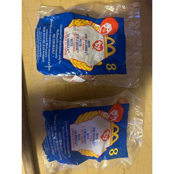 RARE!!  RARE!!!    RARE  TAG  1993 TAG 1999 Bag  NUTS THE SQUIRREL - Picture 1 of 2